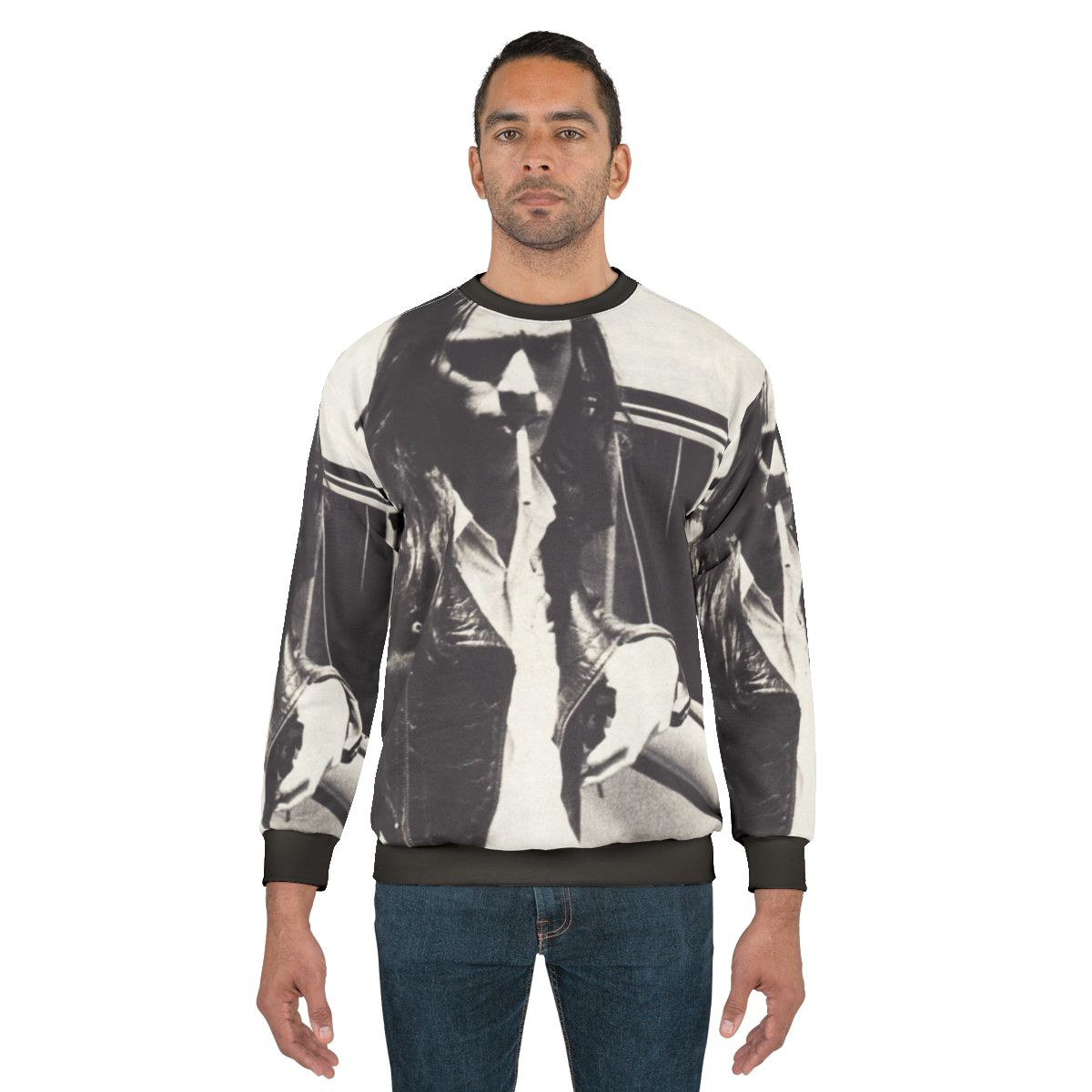 Vintage John Waters Sweatshirt featuring iconic black and white portrait of the cult film director