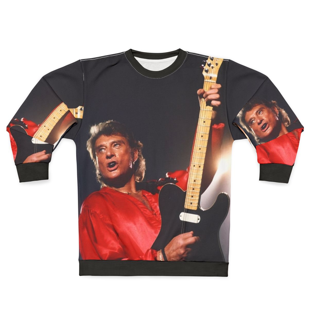Johnny Hallyday vintage aesthetic sweatshirt