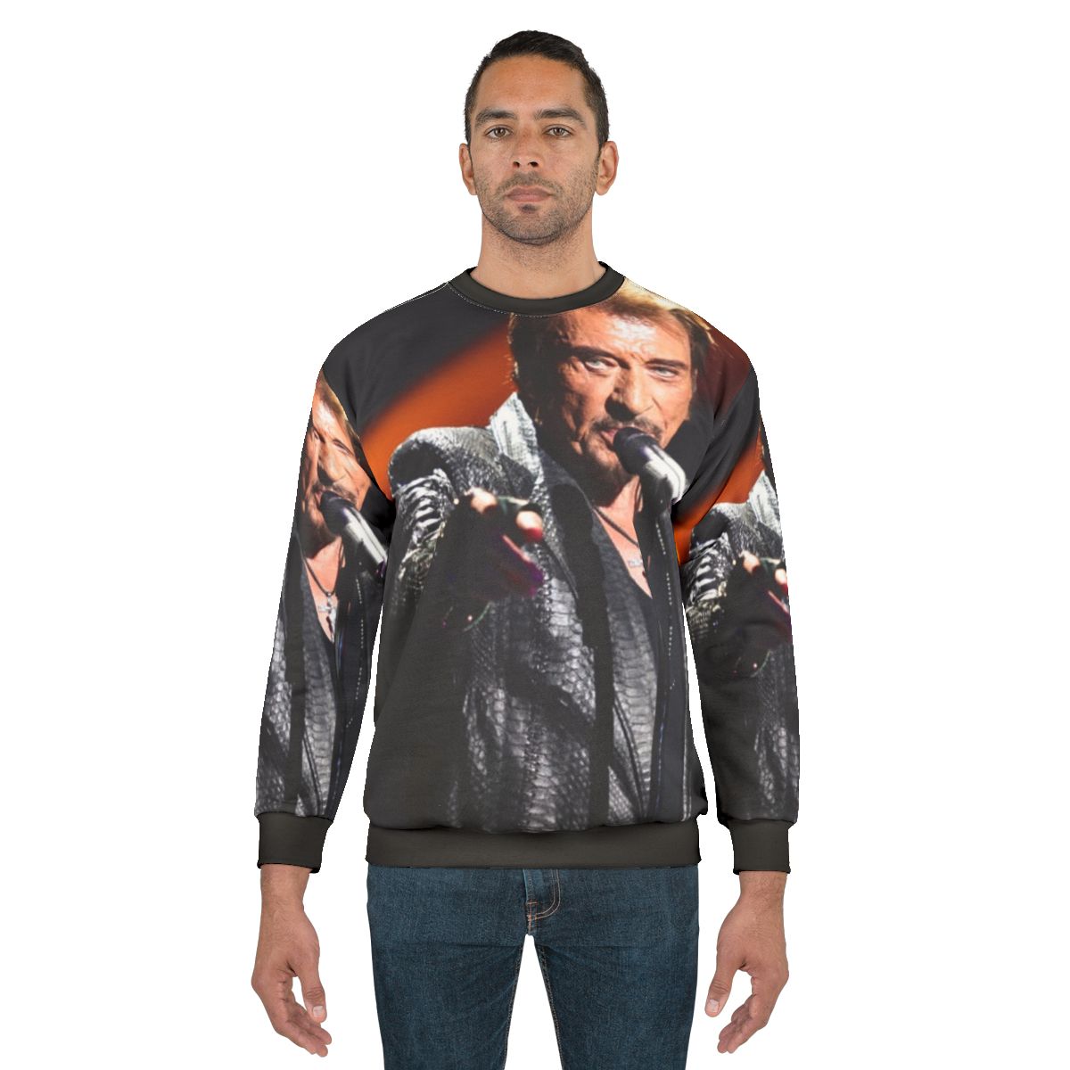 Johnny Hallyday French Singer Sweatshirt