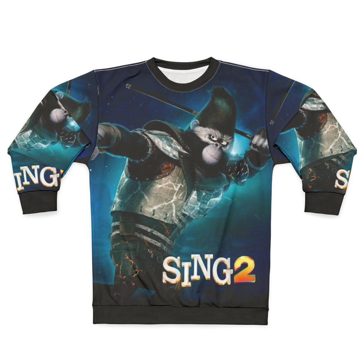 Sing 2 animated movie sweatshirt featuring Johnny the character