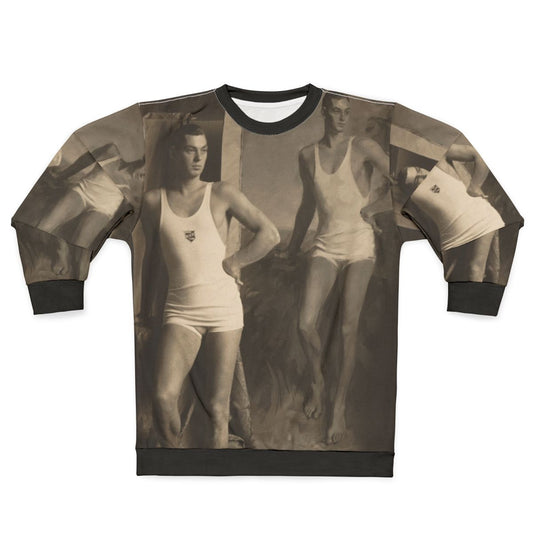 Johnny Weissmuller Olympian Swimmer Actor Jungle Jim Sports Sweatshirt