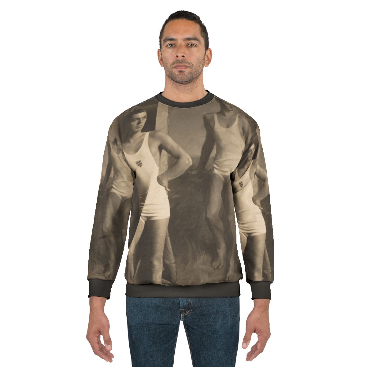 Johnny Weissmuller Olympian Swimmer Actor Jungle Jim Sports Sweatshirt