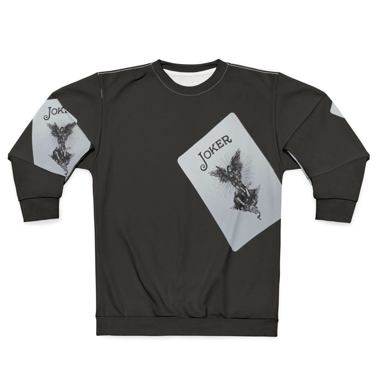 Joker Sweatshirt with Playing Cards, Poker, and Magic Tricks