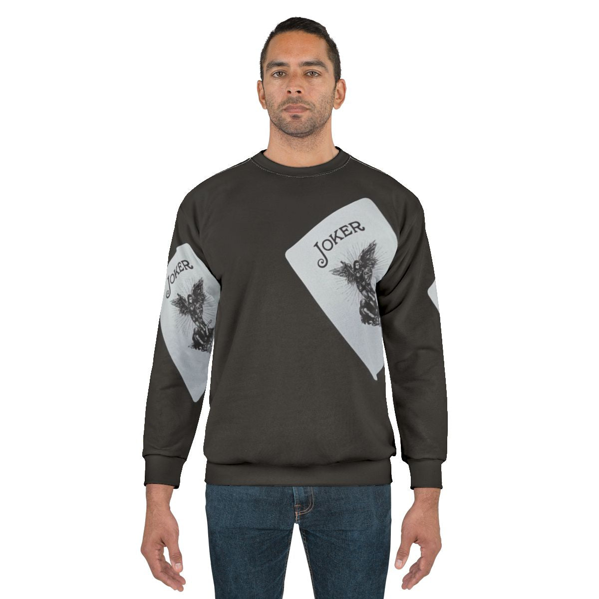 Joker Sweatshirt with Playing Cards, Poker, and Magic Tricks