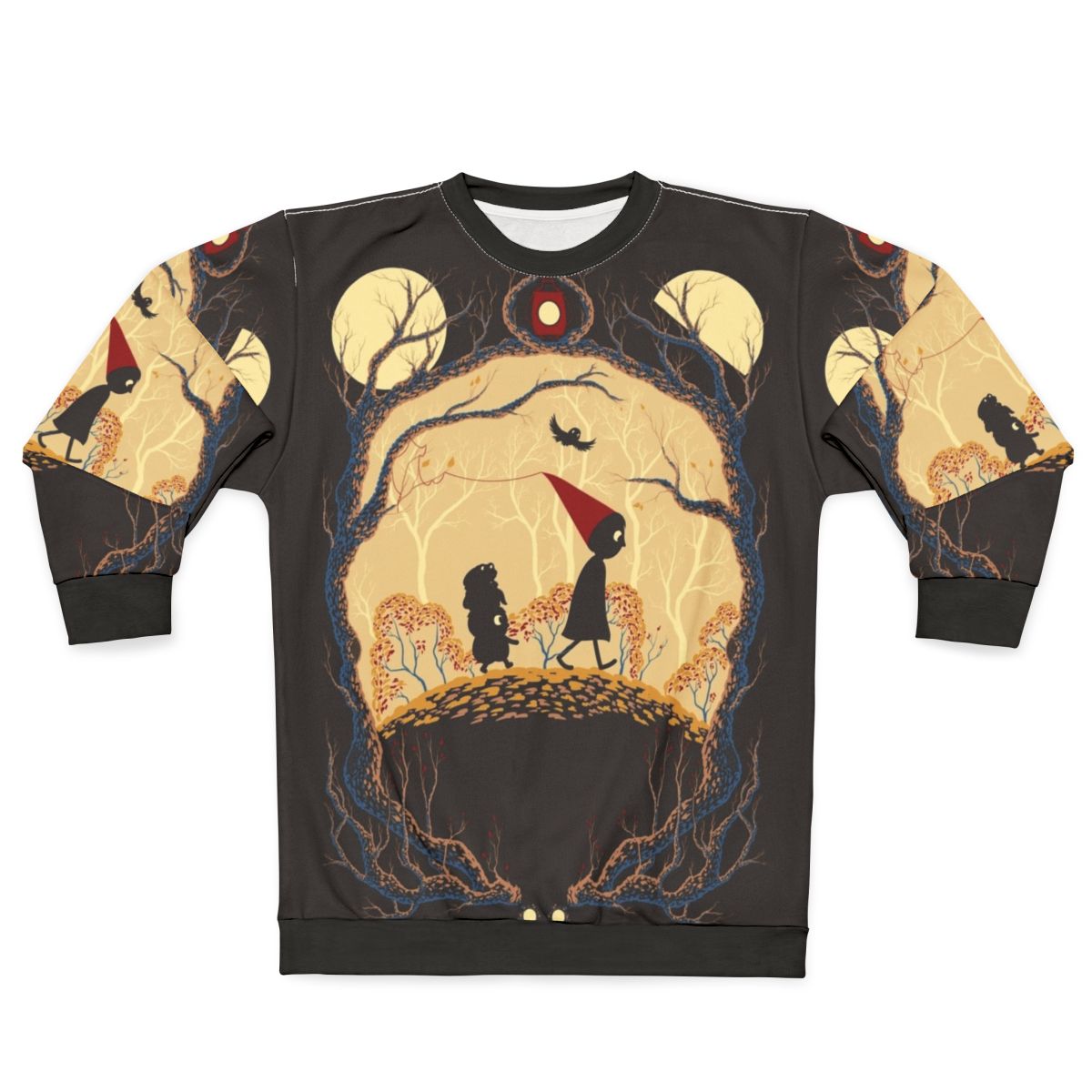 Journey Sweatshirt 2 featuring Over the Garden Wall cartoon and nature-inspired design