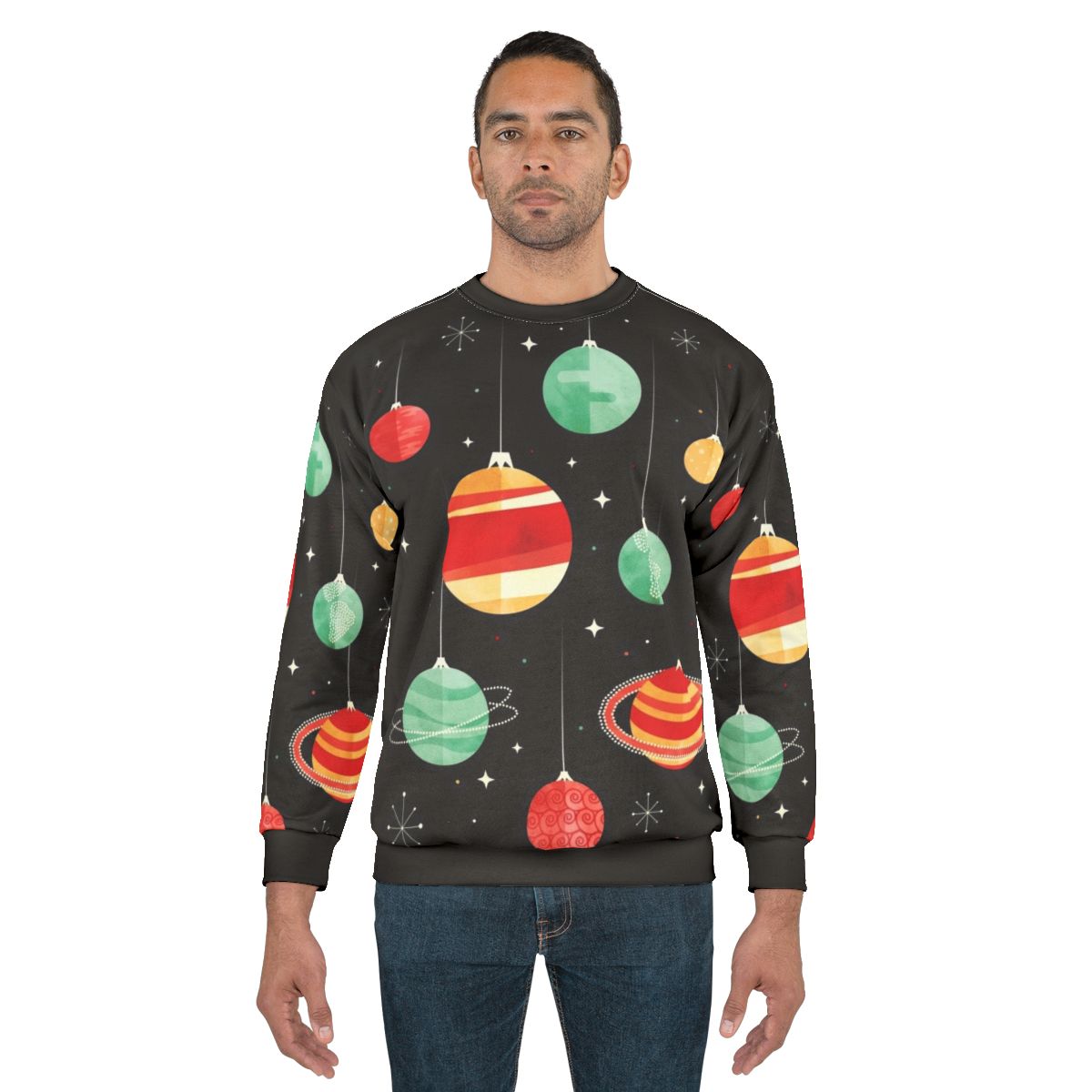 Joy to the Universe Sweatshirt featuring a celestial design
