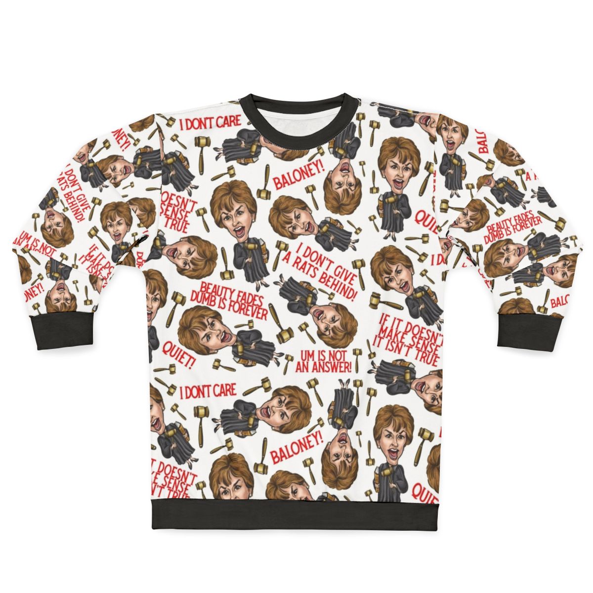 Judge Judy Printed Sweatshirt