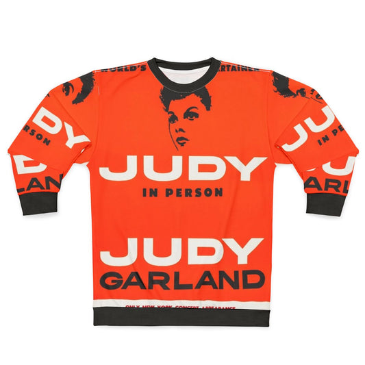 Vintage Judy Garland Live at Carnegie Hall Poster Sweatshirt