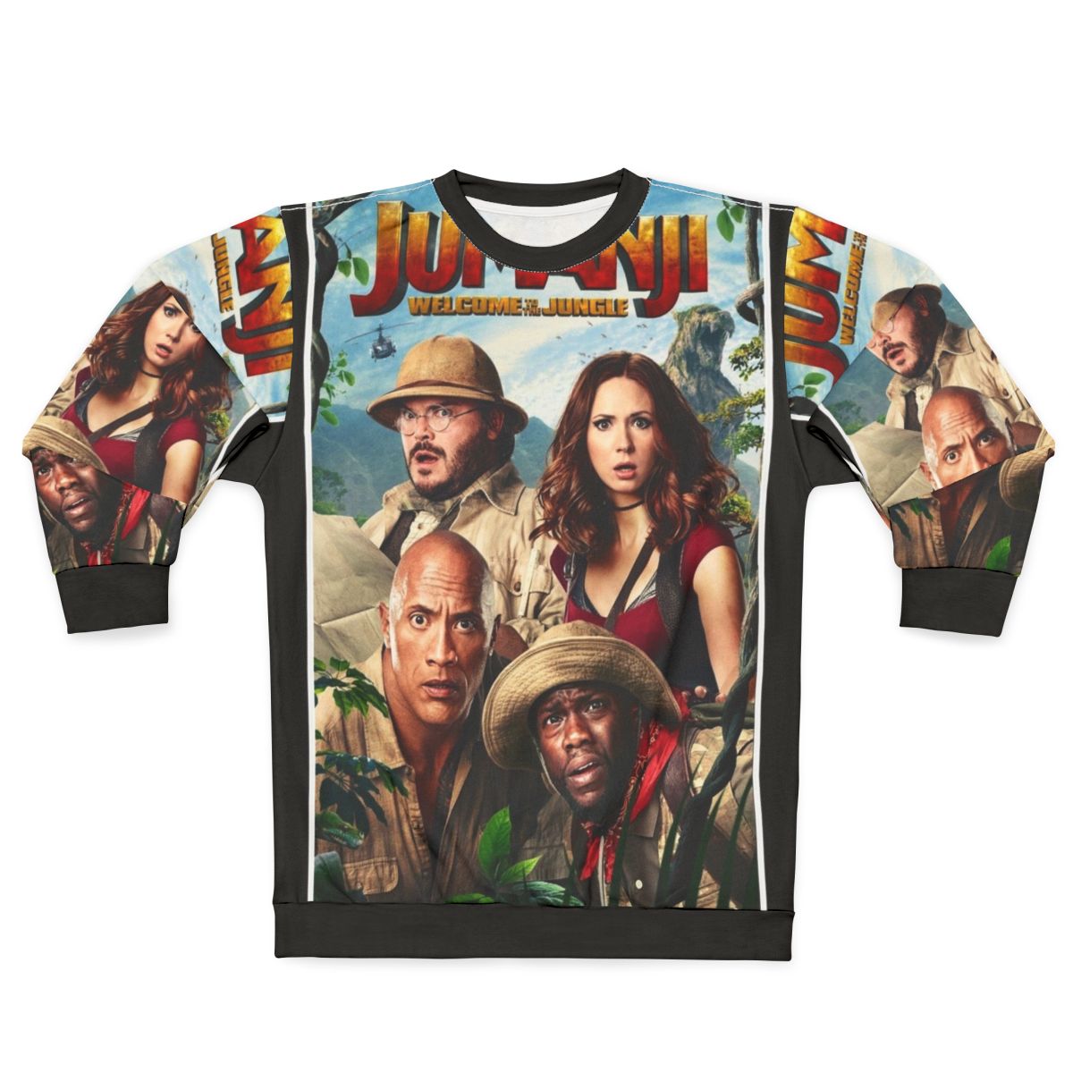Vintage Jumanji Sweatshirt with Dwayne Johnson