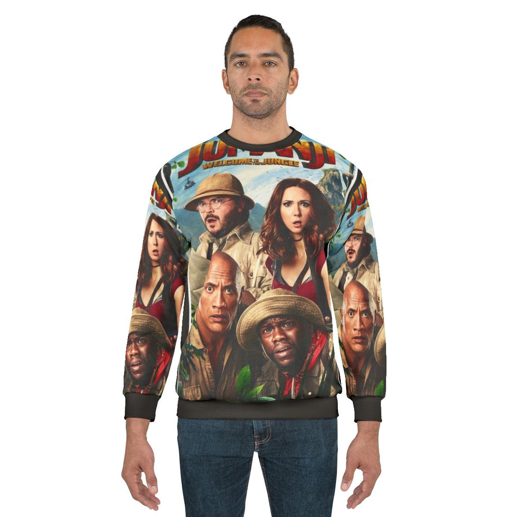 Vintage Jumanji Sweatshirt with Dwayne Johnson