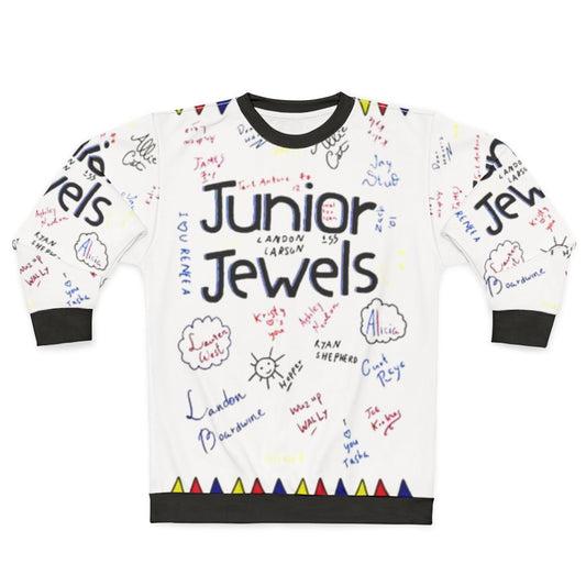 Junior jewel-tone sweatshirt for girls