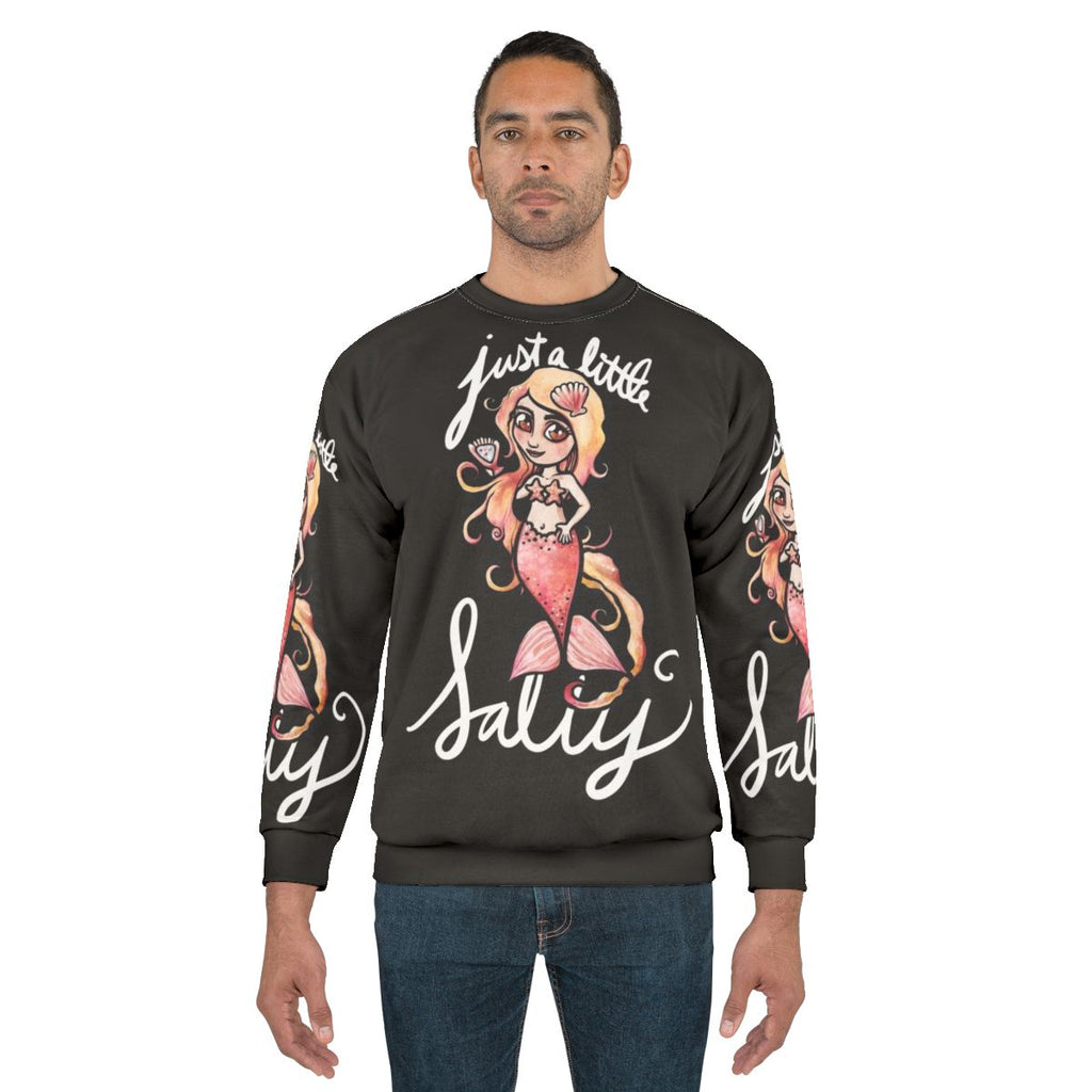Salty sweatshirt with mermaid design