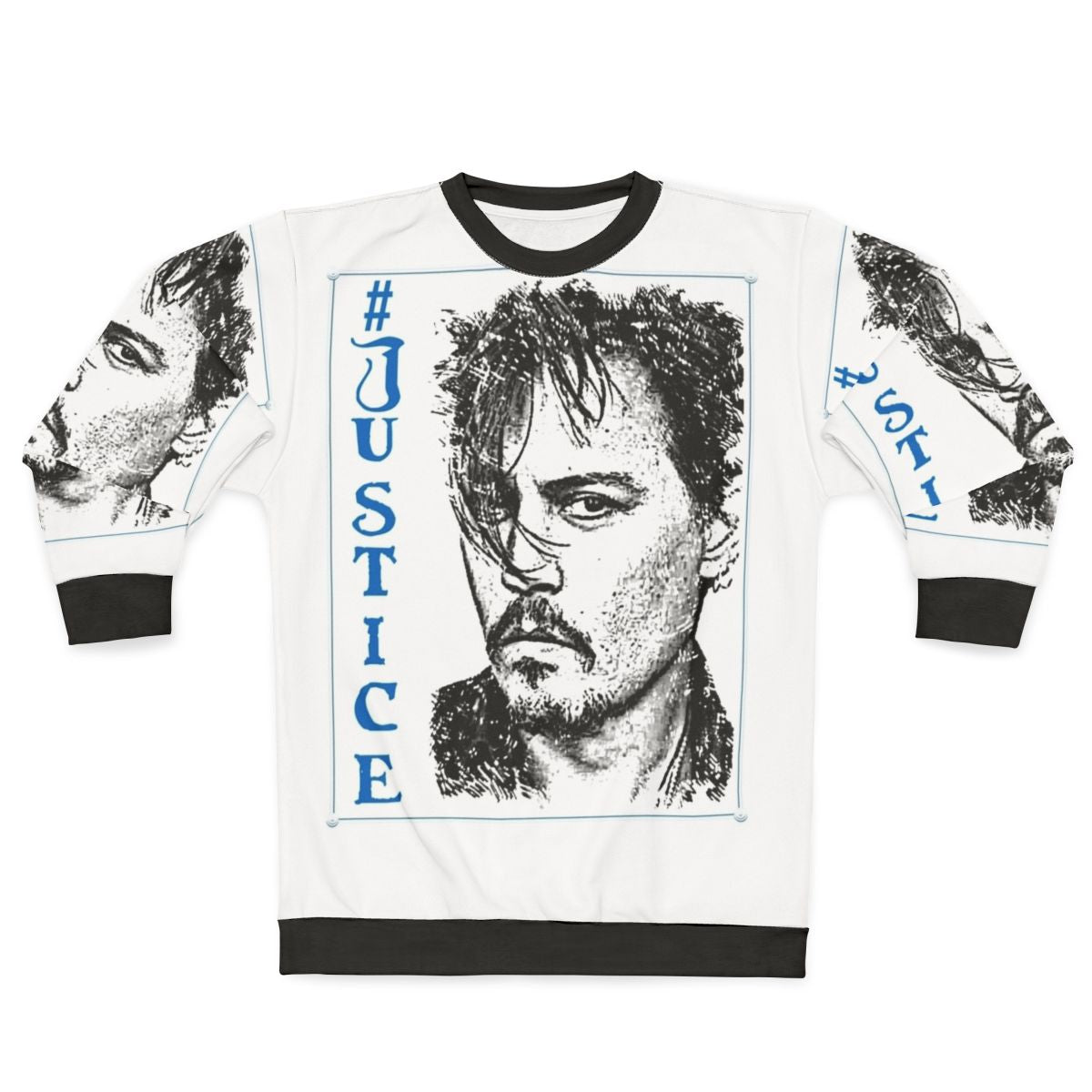 Justice For JD3 Protest Sweatshirt Featuring Johnny Depp