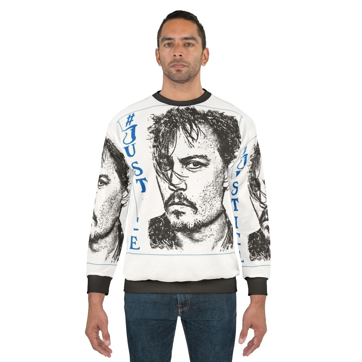 Justice For JD3 Protest Sweatshirt Featuring Johnny Depp
