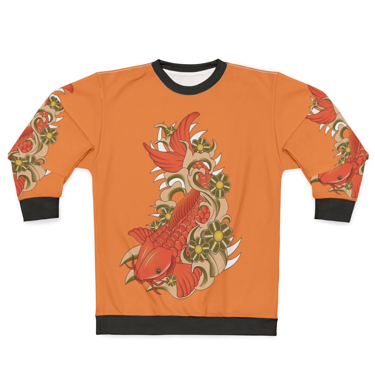 Kai Fish Sweatshirt featuring a graphic design of a fish in the ocean