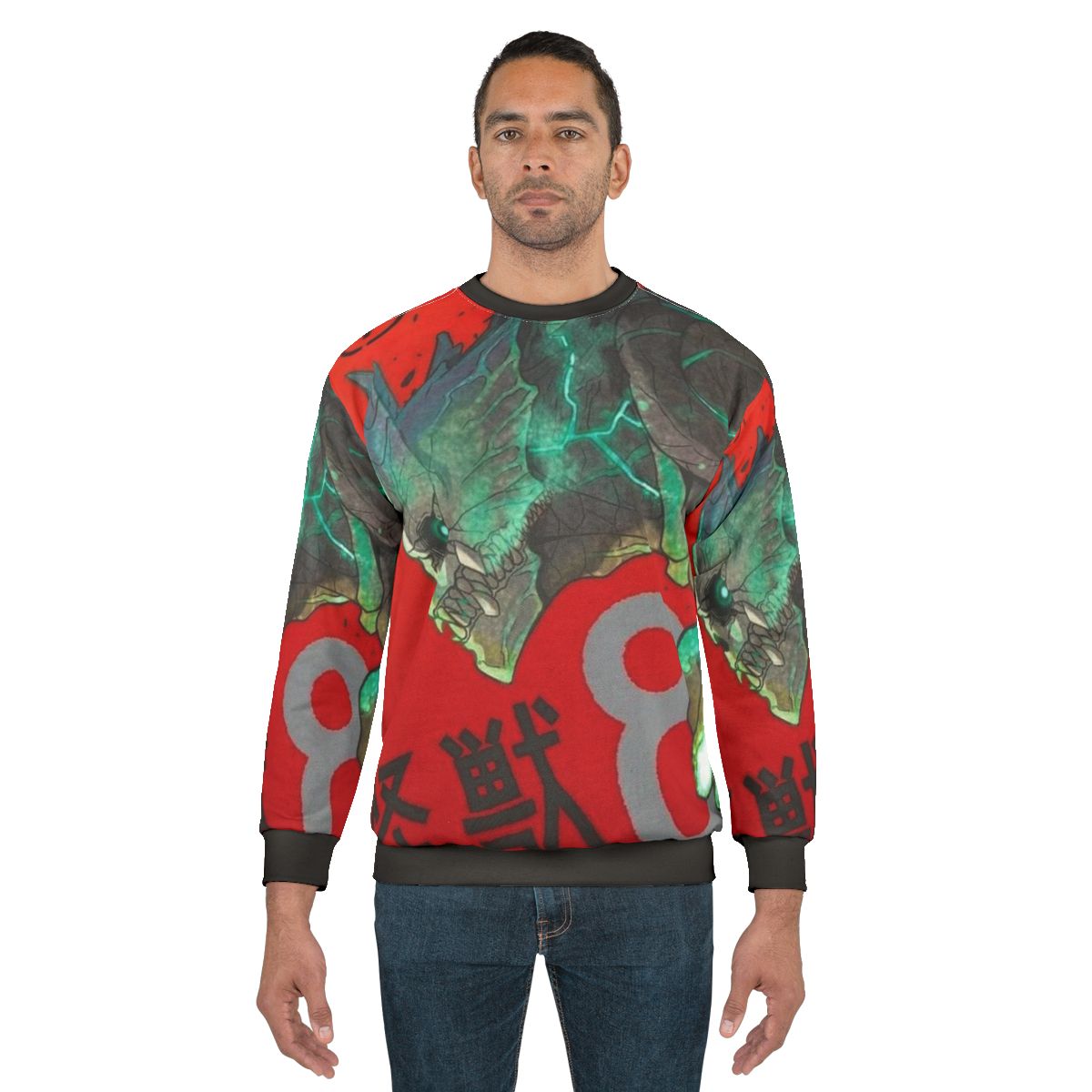 Kaiju No 8 Vol 1 Sweatshirt featuring characters from the popular anime and manga series