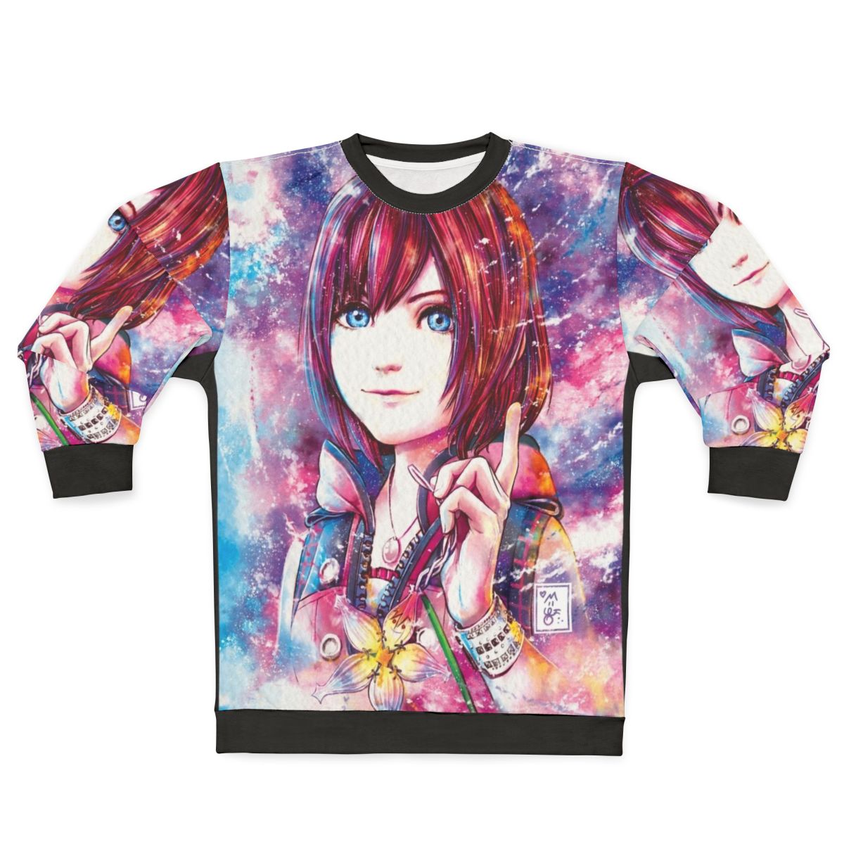 Kairi watercolor design sweatshirt