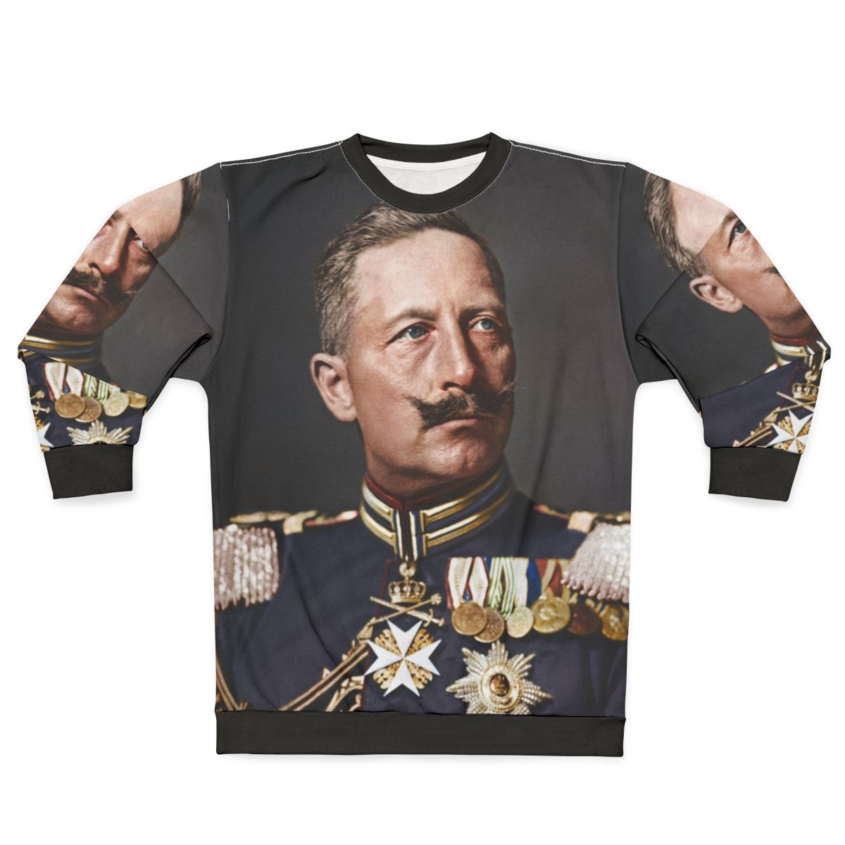 Kaiser Wilhelm II 1908 Colorized Historical Figure Sweatshirt