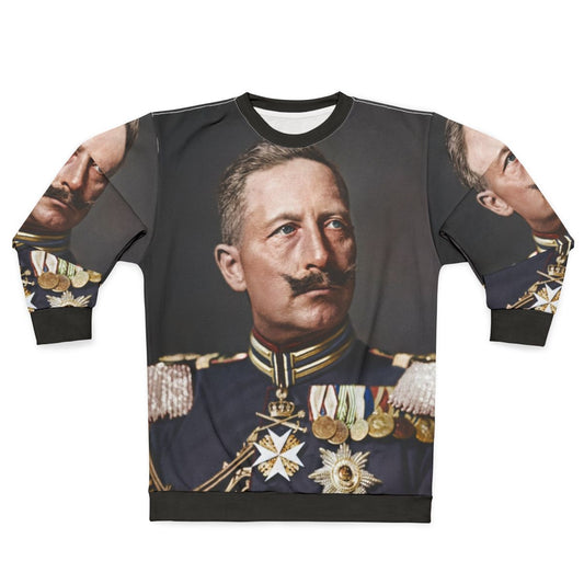 Kaiser Wilhelm II 1908 Colorized Historical Figure Sweatshirt
