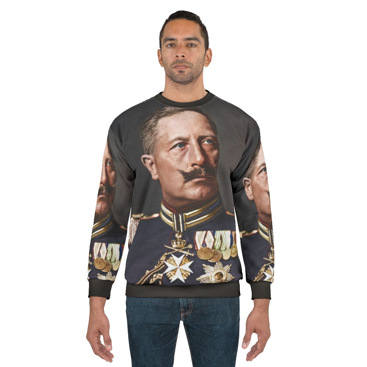 Kaiser Wilhelm II 1908 Colorized Historical Figure Sweatshirt