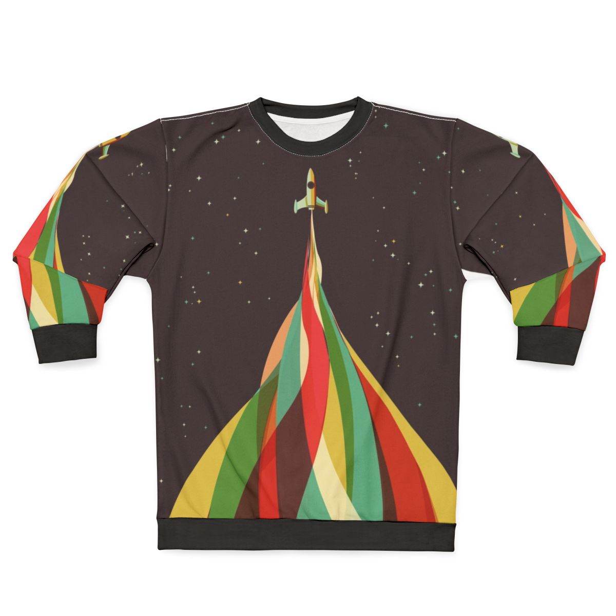 Vintage galaxy kaleidoscope print sweatshirt