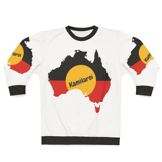Kamilaroi Aboriginal Australian Sweatshirt featuring indigenous Australian art and culture