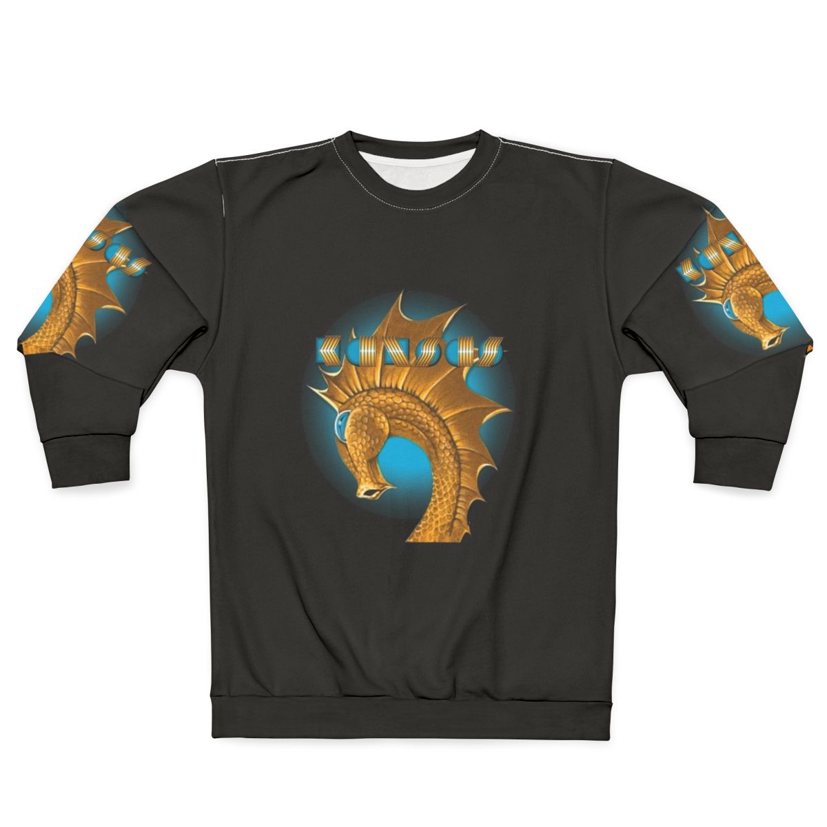 Kansas Logo Heavy Metal Sweatshirt