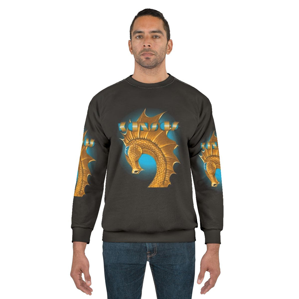 Kansas Logo Heavy Metal Sweatshirt