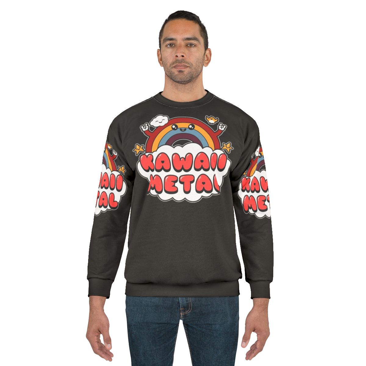 Kawaii Metal Sweatshirt with Cute Graphics