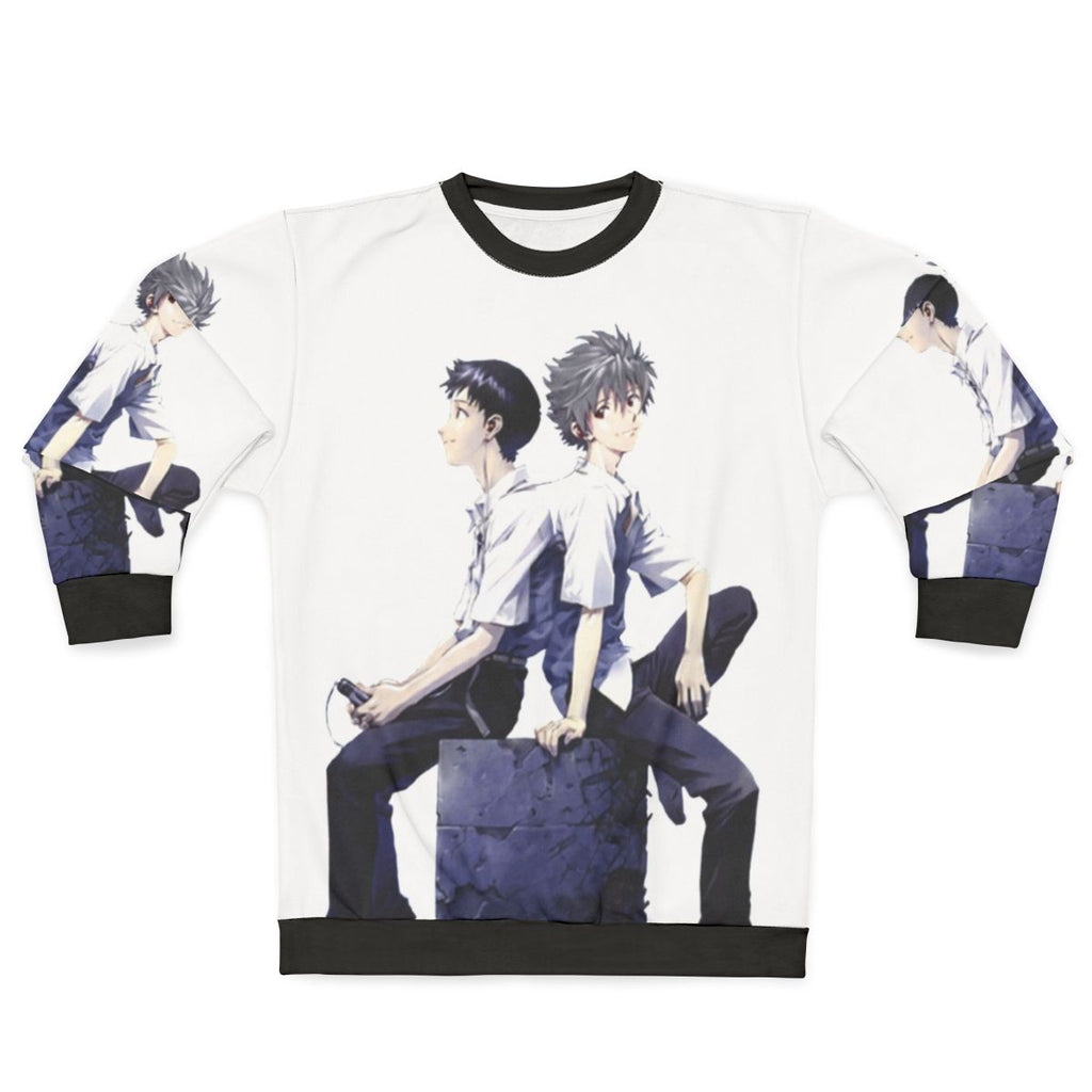 Kawoshin Evangelion Anime Couple Sweatshirt