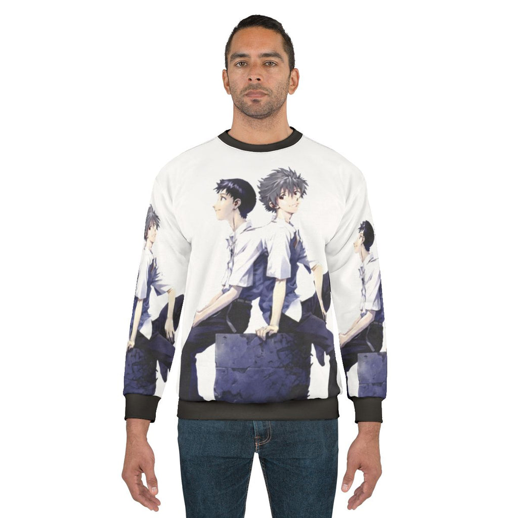 Kawoshin Evangelion Anime Couple Sweatshirt