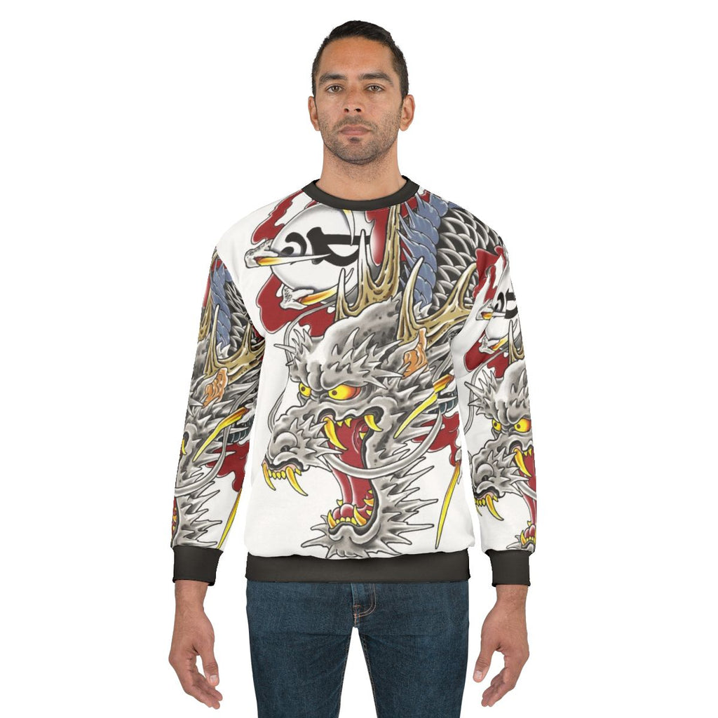 Kazuma Kiryu Dragon Tattoo Horizontal Sweatshirt