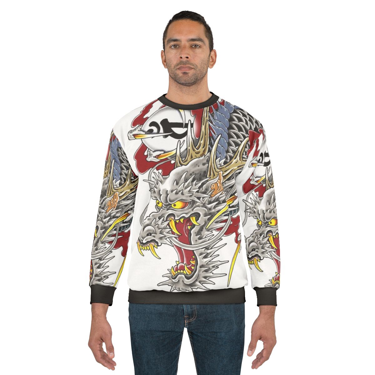 Kazuma Kiryu Dragon Tattoo Horizontal Sweatshirt