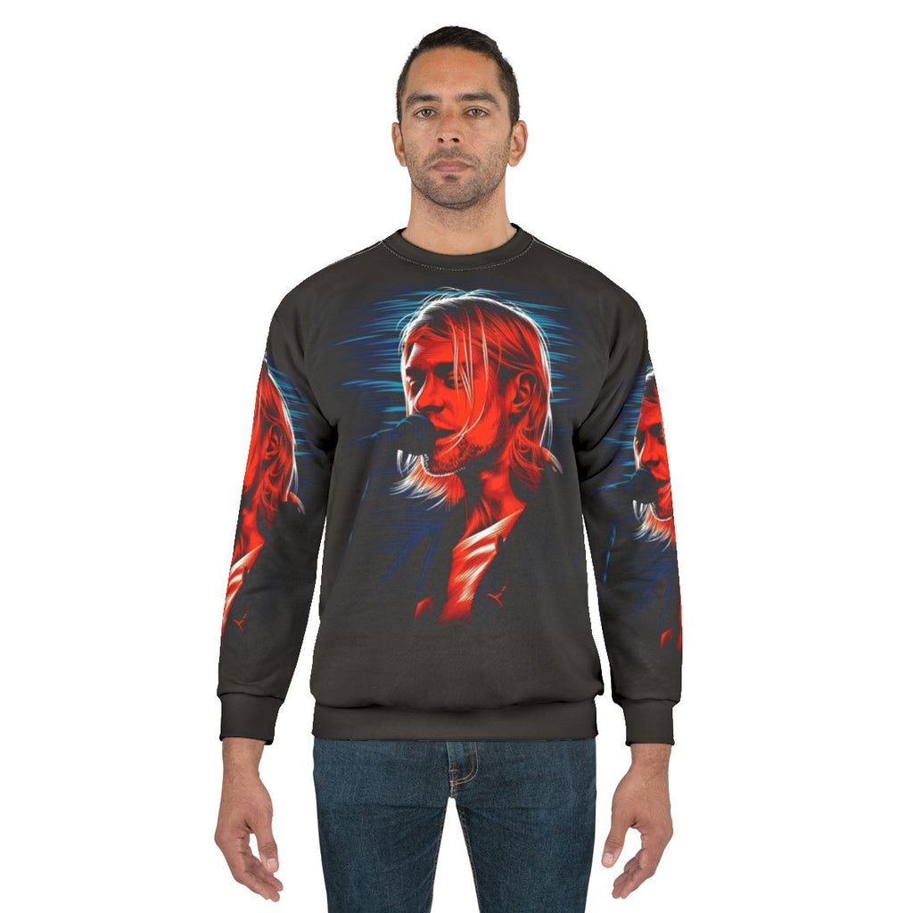 Vintage 90s grunge angel graphic sweatshirt