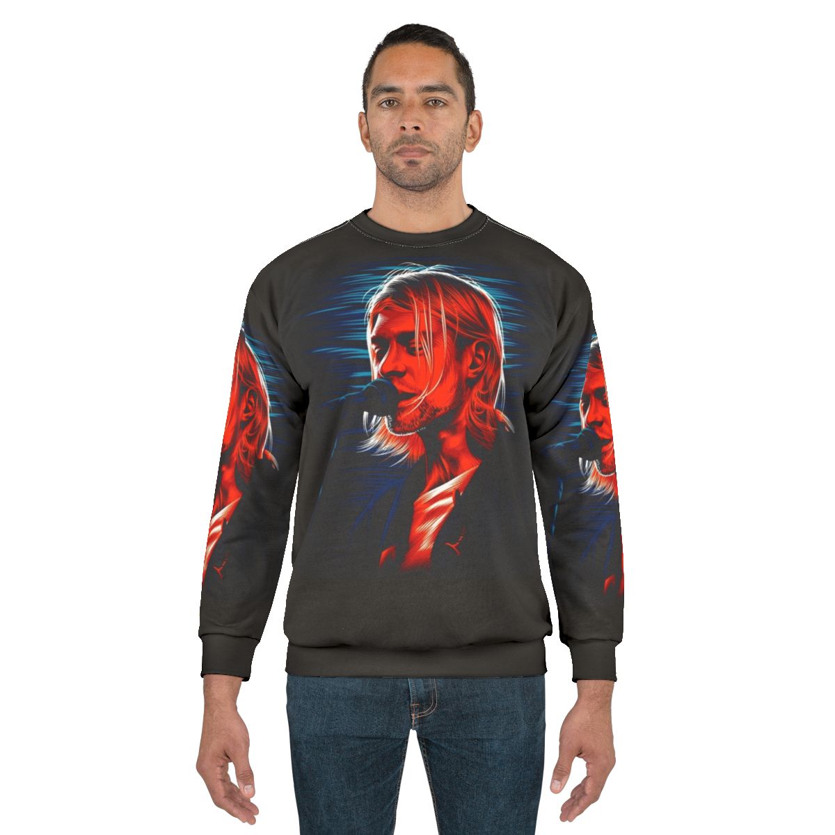 Vintage 90s grunge angel graphic sweatshirt