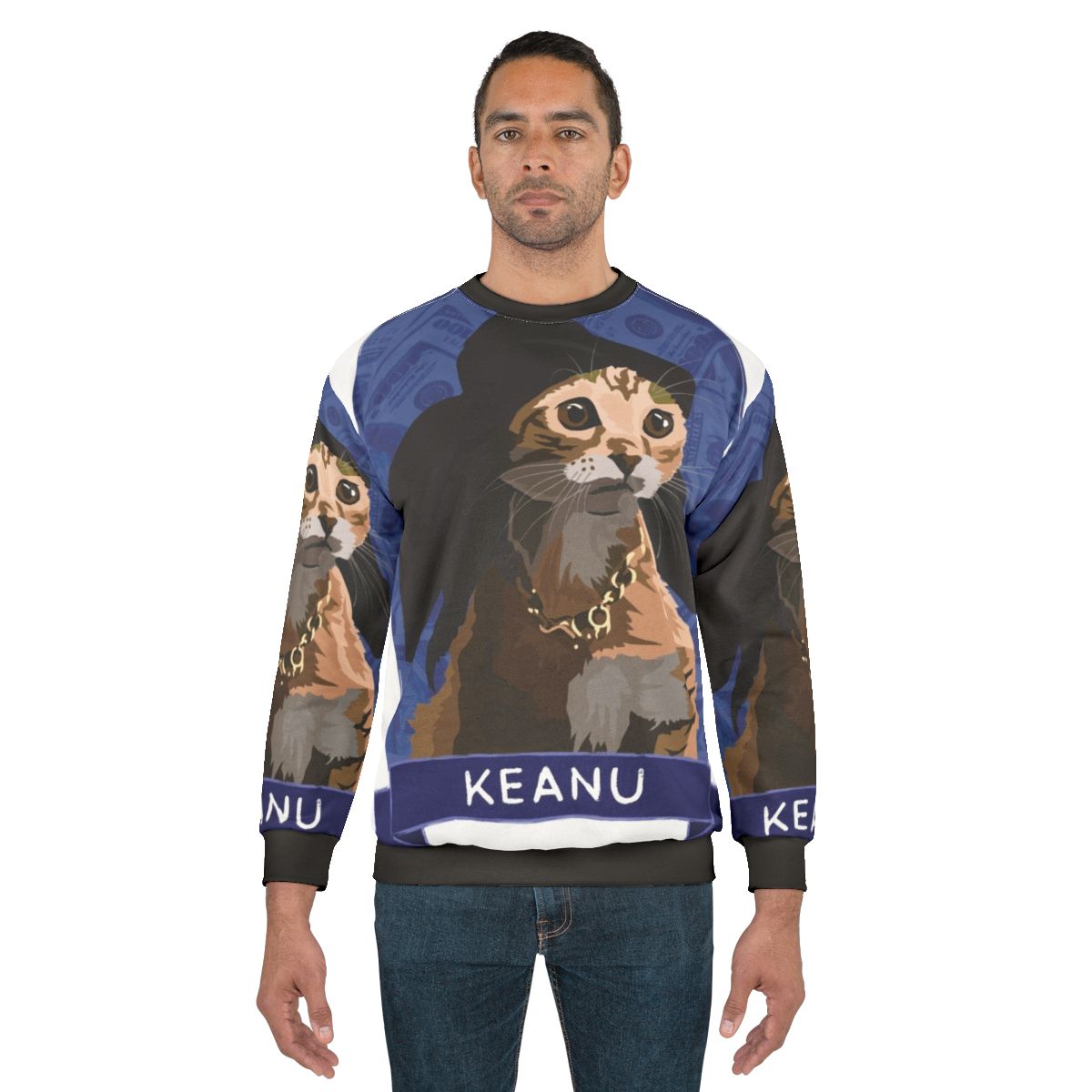 Keanu Cats of Cinema Sweatshirt Design