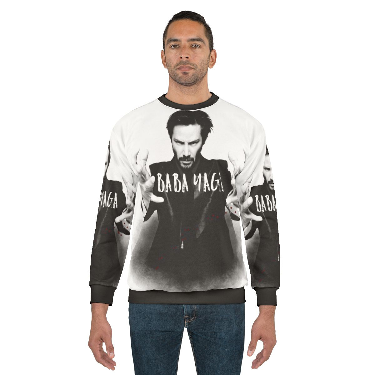 Keanu Reeves Sweatshirt - Featuring Iconic Action Hero Roles
