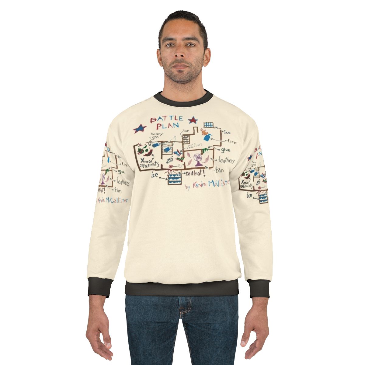"Home Alone inspired 'Keep The Change' Sweatshirt featuring Macaulay Culkin as Kevin McCallister"