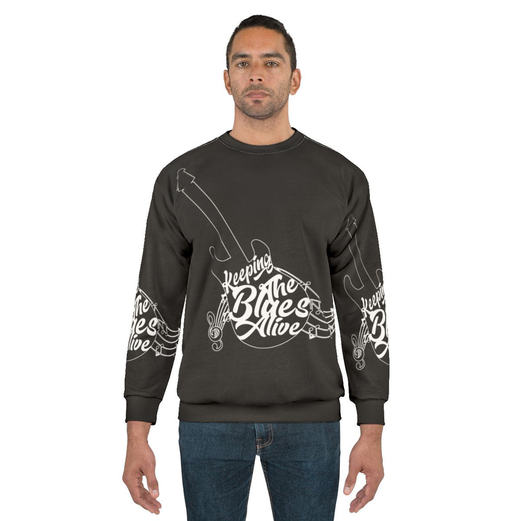 Keeping the Blues Alive Saxophone Sweatshirt