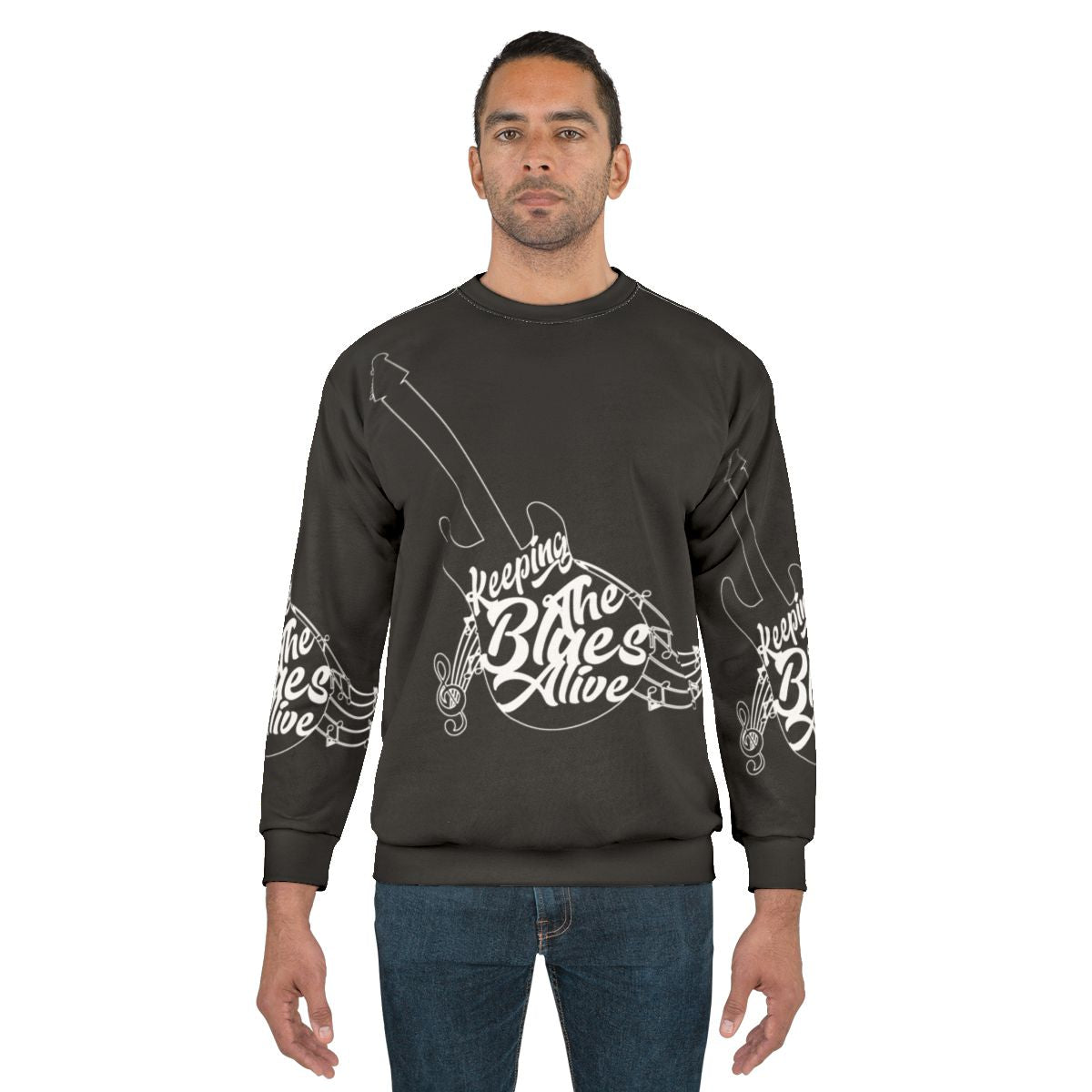 Keeping the Blues Alive Saxophone Sweatshirt