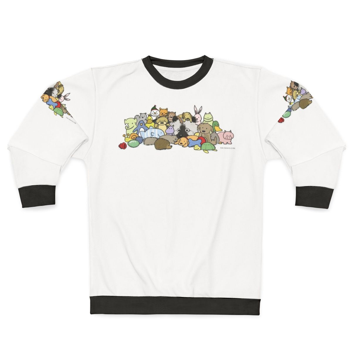 Keeshond cartoon dog lover sweatshirt