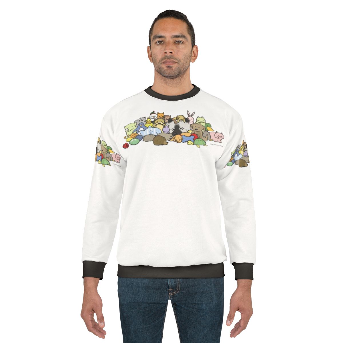 Keeshond cartoon dog lover sweatshirt