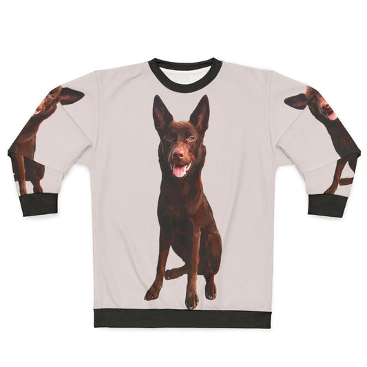 Australian Kelpie dog breed sweatshirt with retro design