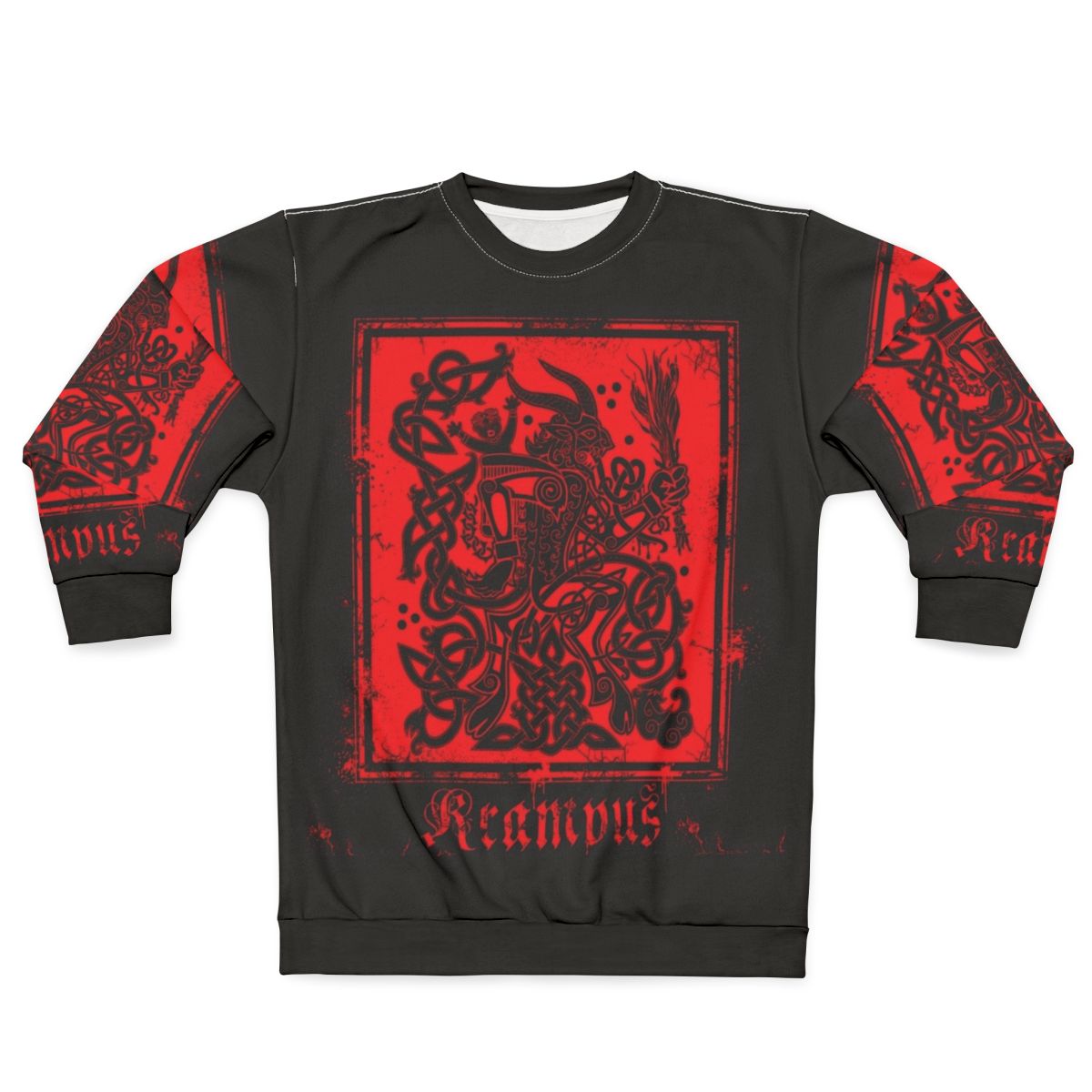 Celtic Krampus Christmas Holiday Sweatshirt