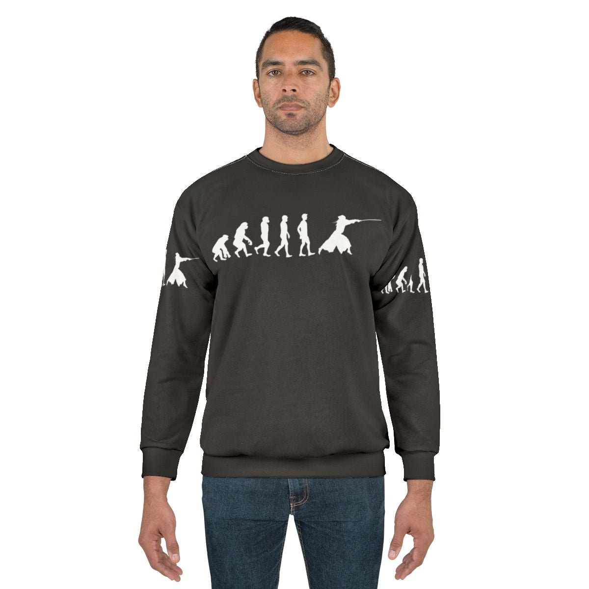 Kendo Evolution Sweatshirt featuring Japanese martial arts design