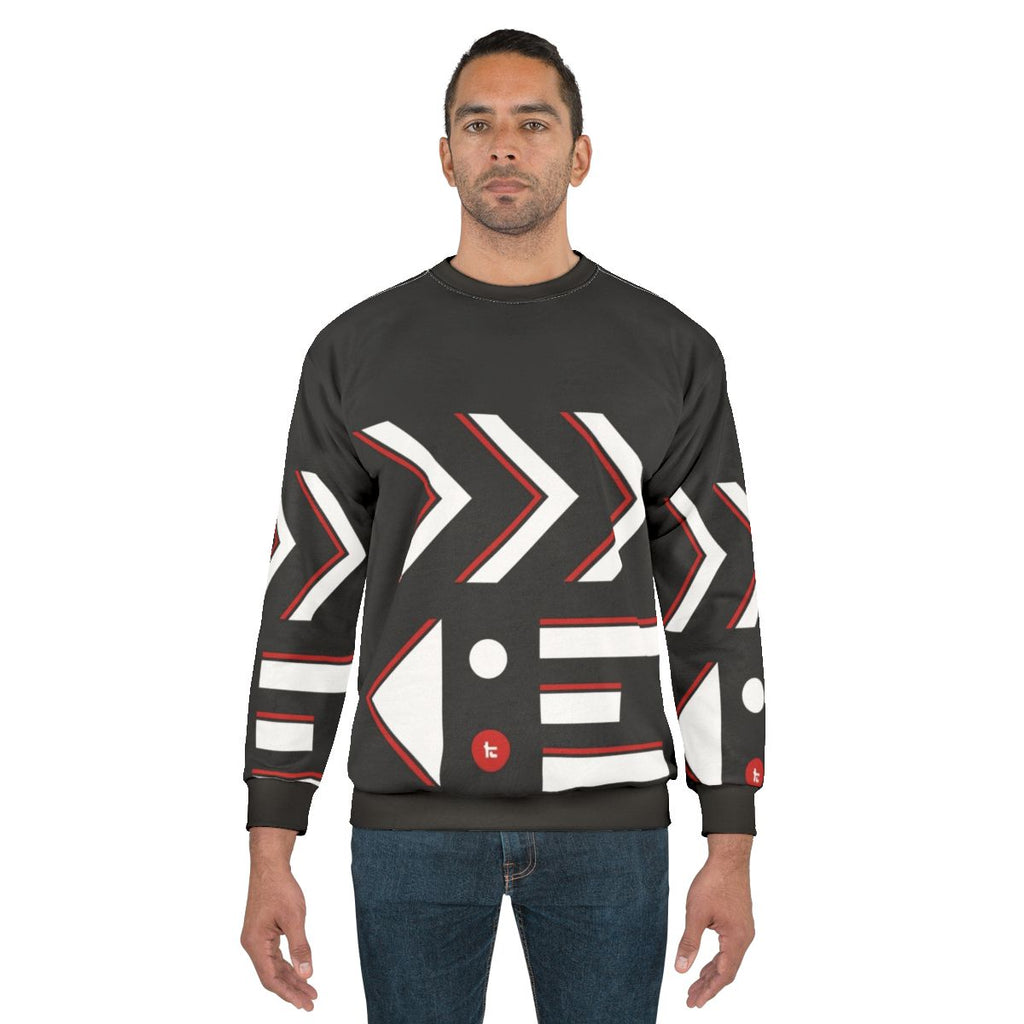 Kensa No 4 Contrast Sweatshirt with Splatoon Inklings and Squid Design