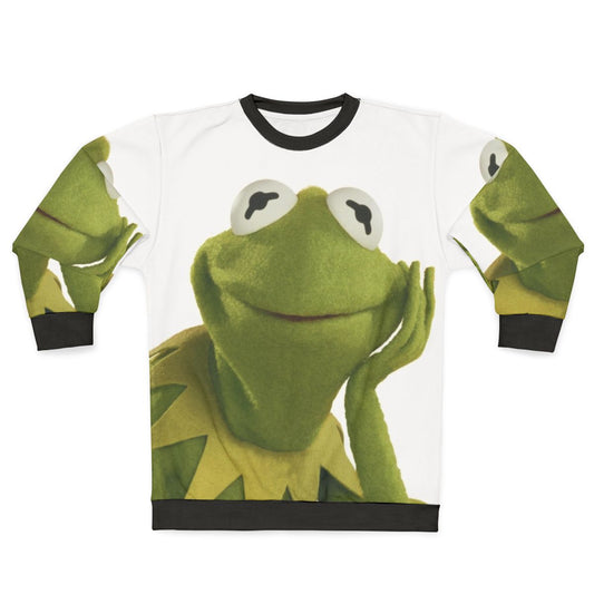 Kermit the Frog sweatshirt with Muppets design
