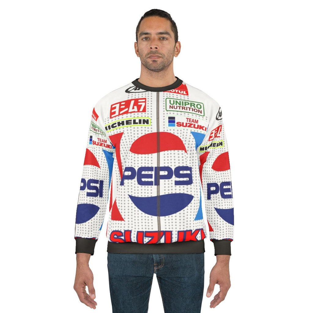 Vintage Kevin Schwantz RGV500 Motorsports Sweatshirt