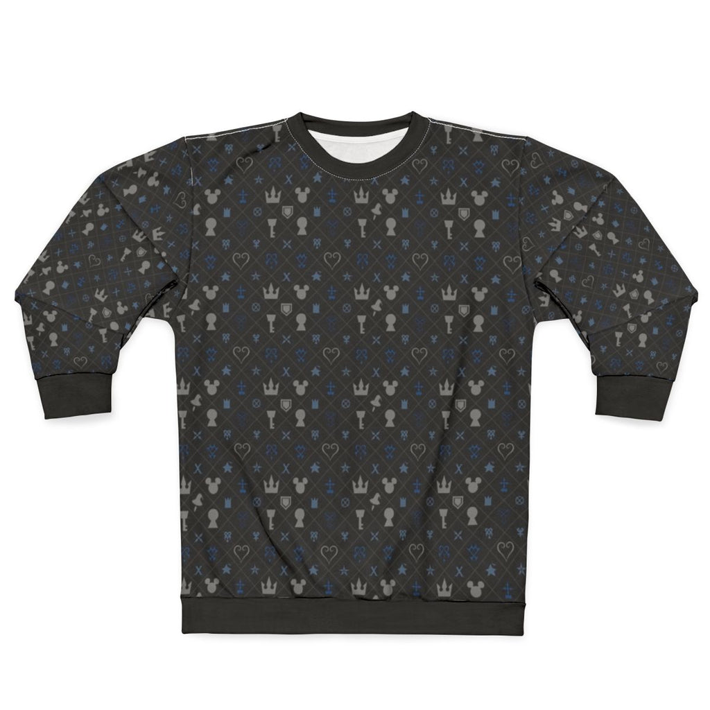 Kingdom Hearts Kh Pattern Sweatshirt