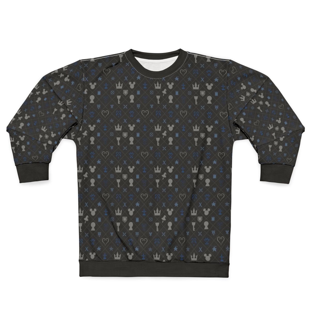 Kingdom Hearts Kh Pattern Sweatshirt